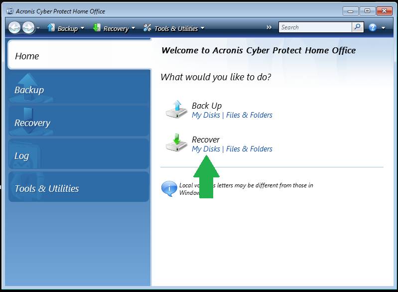 create acronis universal restore acronis true image