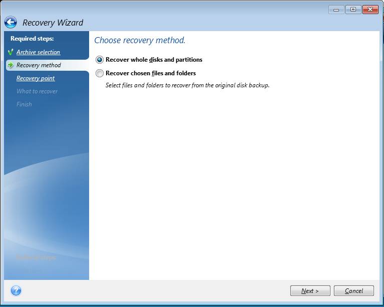 custom winpe acronis true image