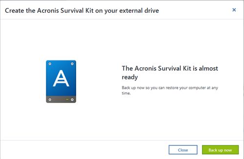 Acronis survival kit что это